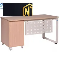 Bàn làm việc mặt gỗ melamine khung thép  HR140HLC5
